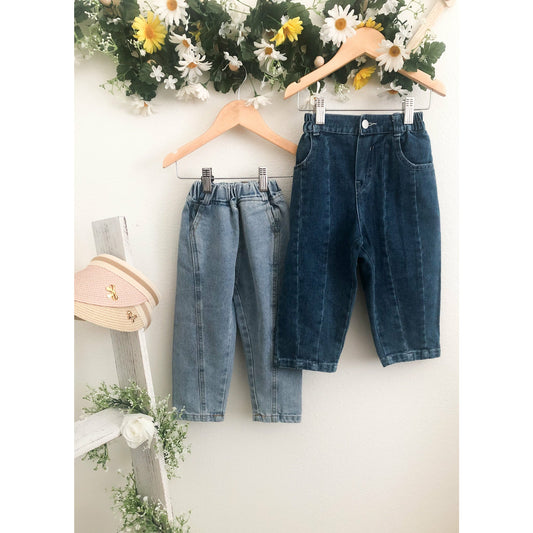 High Waisted Jeans (Available in Light & Dark Wash)