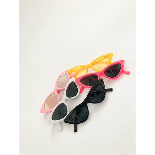 Cat Eye Glasses (Available in Yellow, White, Black, Hot Pink, & Light Pink)